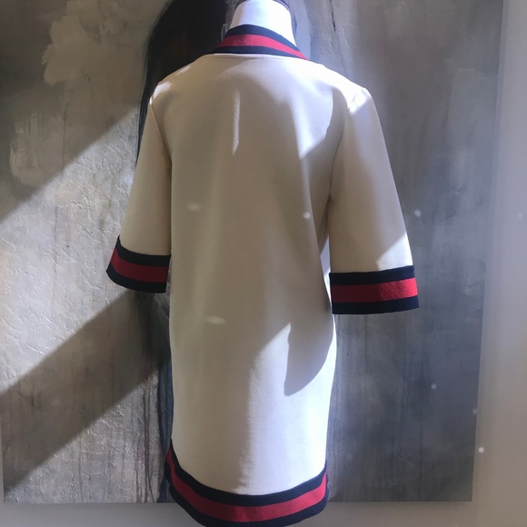 Gucci Stretch viscose dress with Web - Picture 3 of 8